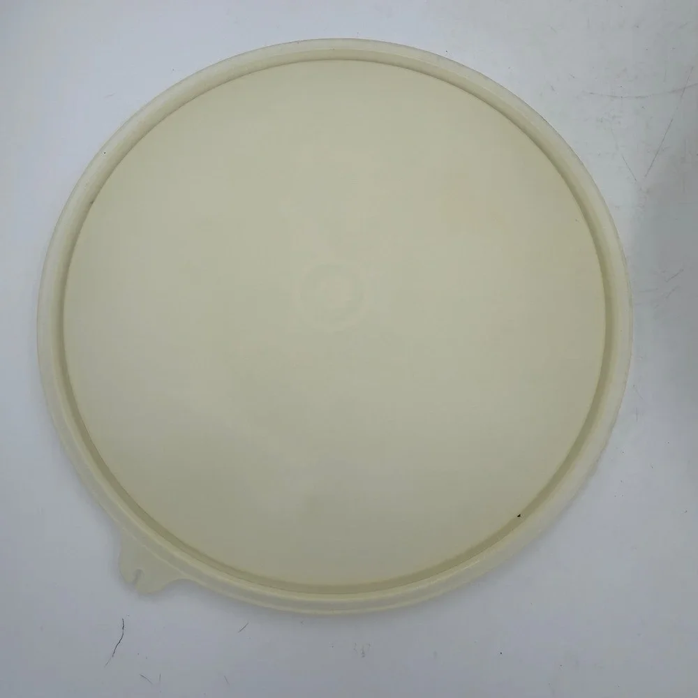 Vintage Tupperware Jel-N-Serve Jello Mold Star Center Scalloped Sheer White 608